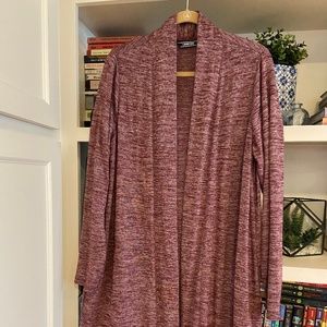 Lands' End Open Duster Cardigan with Pockets